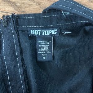 Hot Topic Womens bibbed dress size M